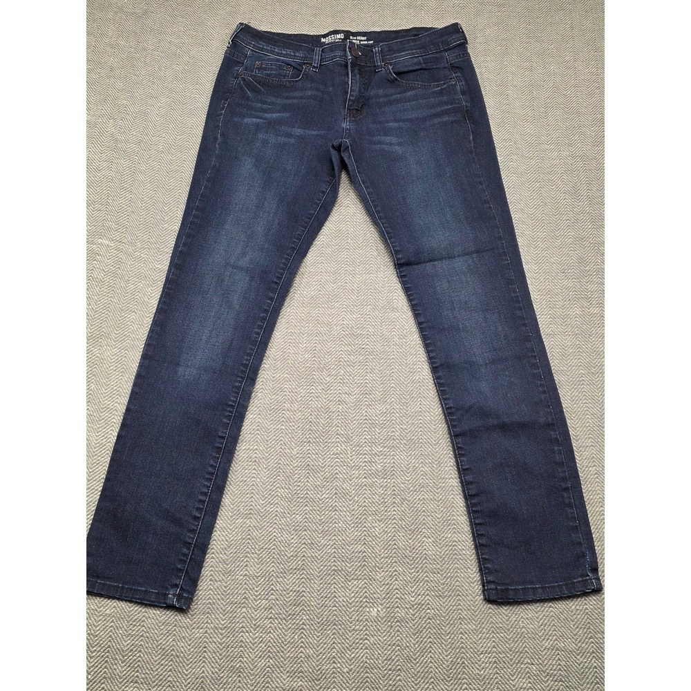 Mossimo Supply Co Slim Skinny Jeans Dark Wash Women Size 13